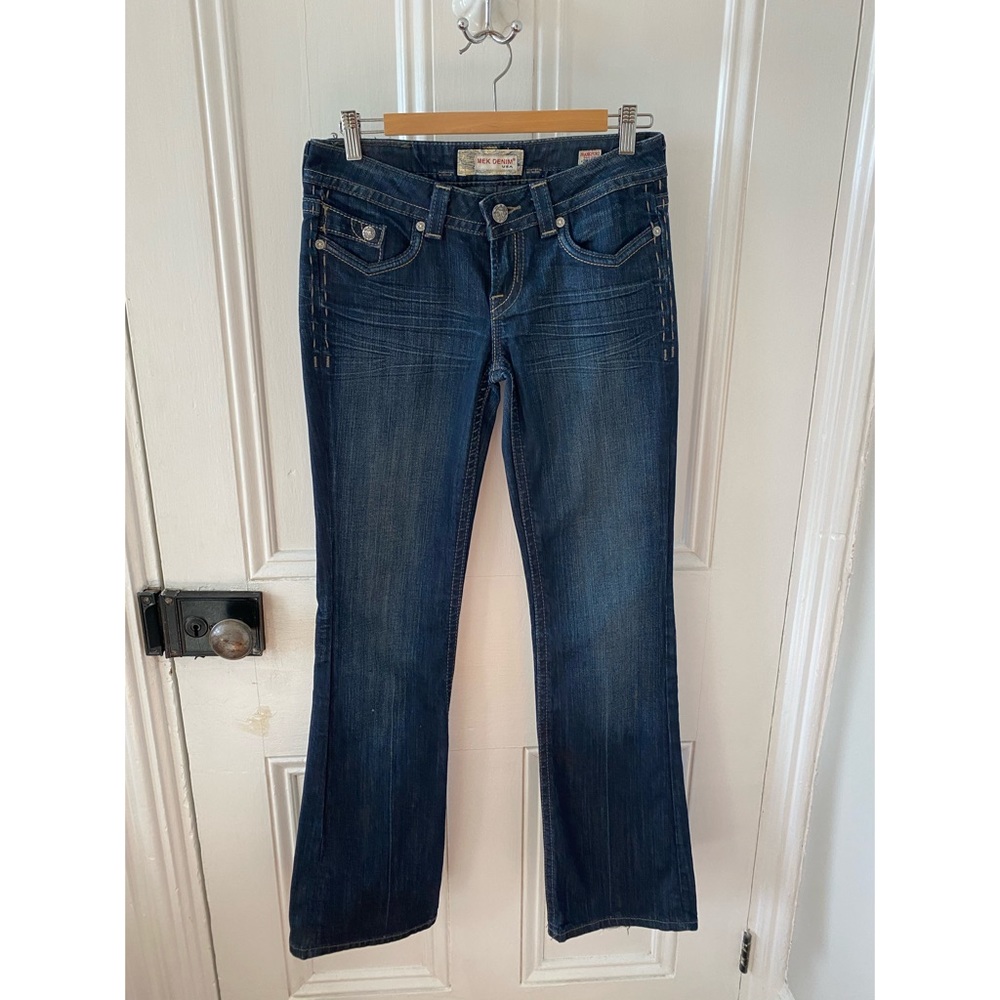 Mek Denim Low Rise Jeans / Size 28 L